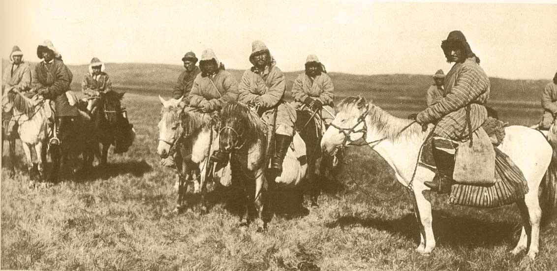 Хозяева Кустанайской степи. Фото предоставлено Духиным Я.К.