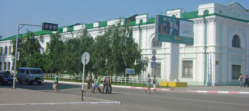 Кустанайская городская телефонная станция,   построенная купцом Каргиным Т.А.  в начале XX века.    Фото Терновой М.И. г. Костанай, 2011 г.