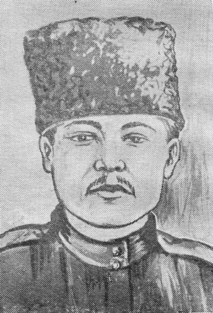 Л.И. Таран – первый председатель исполнительного комитета Кустанайского уездного Совета рабочих, солдатских и киргизских (казахских) депутатов, член реввенсовета и командир особого отряда кустанайских красных партизан.