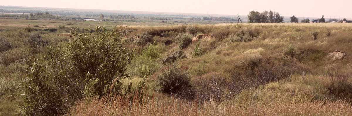 Здесь мог быть город заложен.  Предполагаемое место урочища Урдабай. г. Костанай, 2011 г. Фото Духина Я.К.